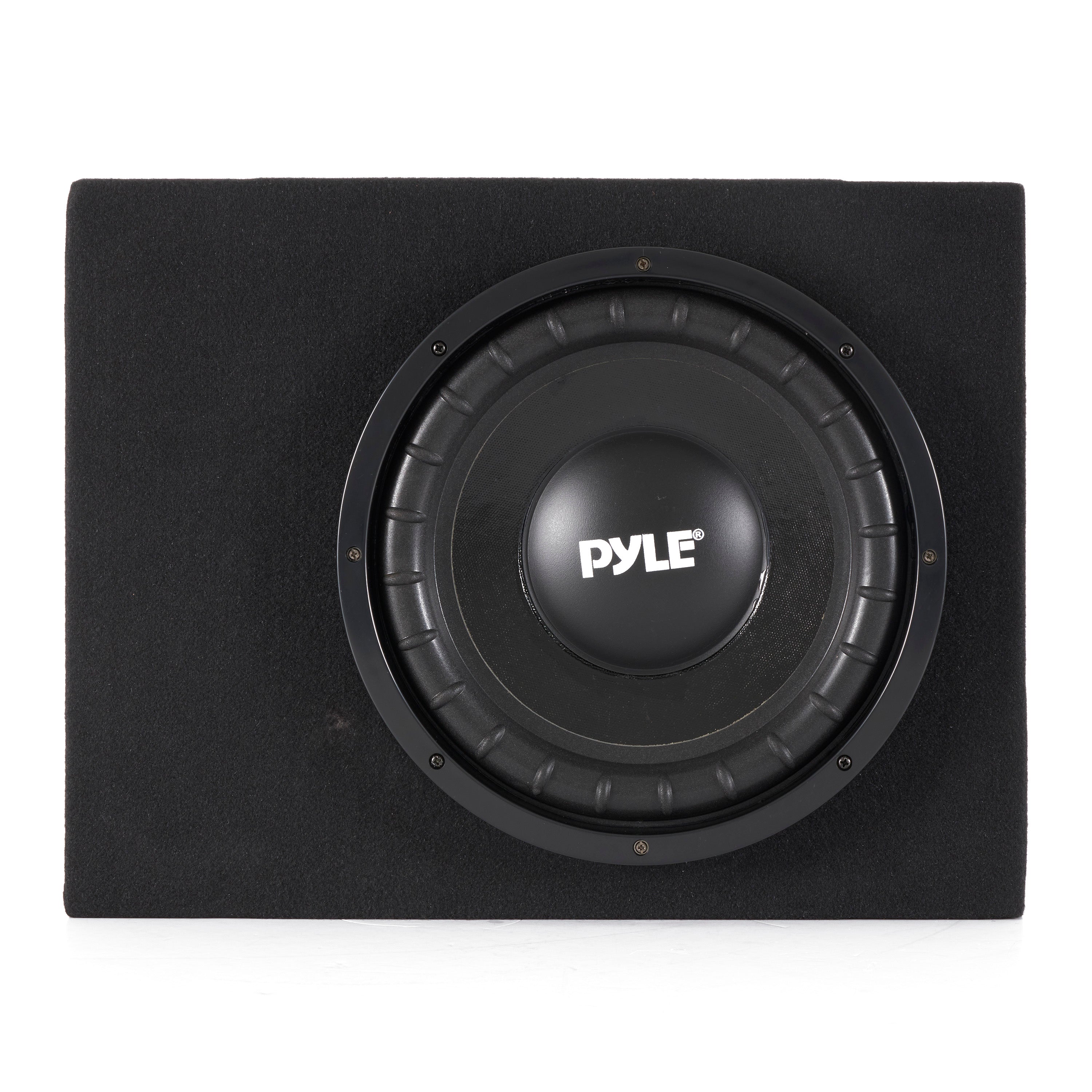 Pyle 12 In 600 Watt Mount Car Audio Subwoofer Box System Seal Design (Open Box) - VMInnovations