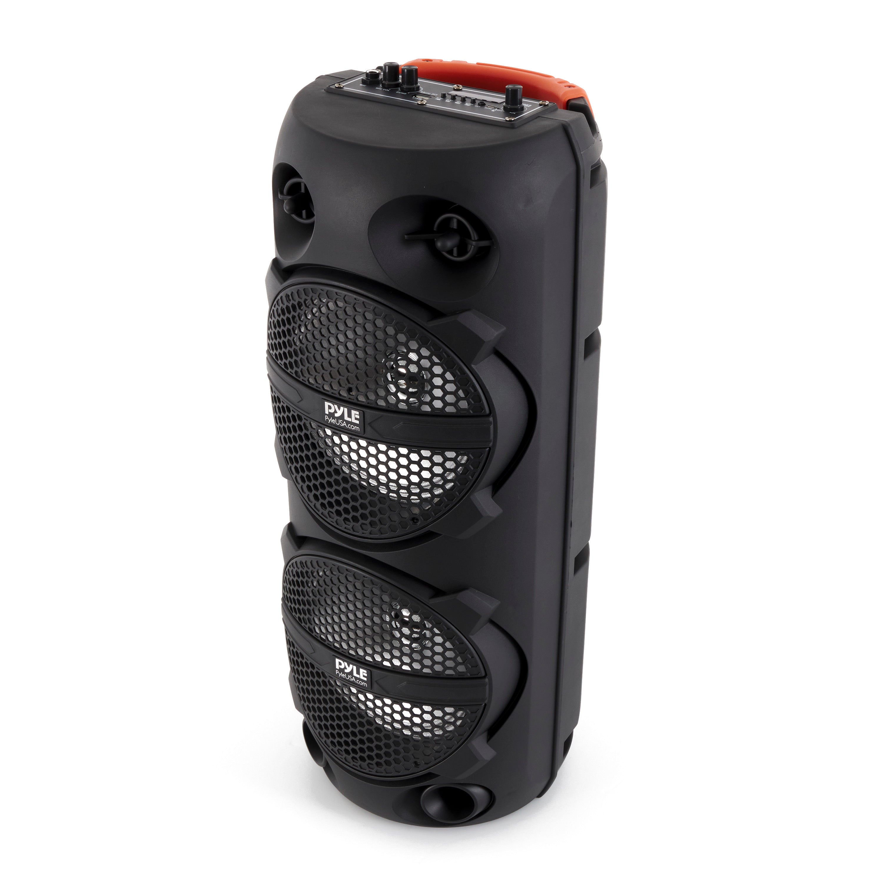 Pyle Portable Bluetooth Rechargeable Karaoke System w/ Wireless Mics (Open Box)