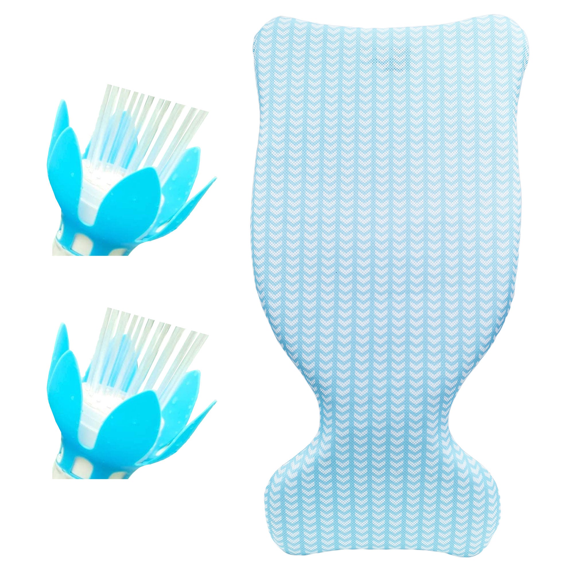 Magic Pool Fountain Water Fountain w/ Bulb (2 Pack) & Comfy Floats Saddle Float