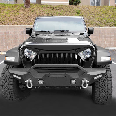 AMERICAN MODIFIED Front Mesh Grille for 2018+ Jeep Wrangler JL & Gladiator JT