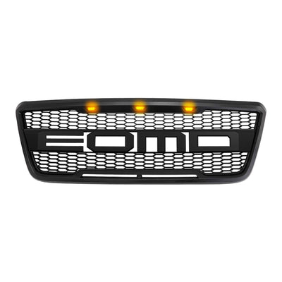 AMERICAN MODIFIED Raptor Style Front Grille w/LED Lights for 2004-2008 Ford F150