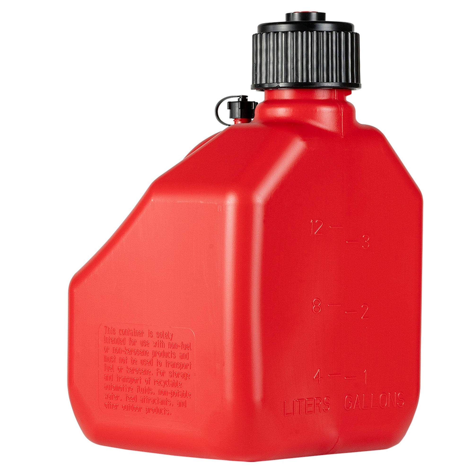 VP Racing 3 Gallon Motorsport Racing Liquid Container Utility Container Jug, Red