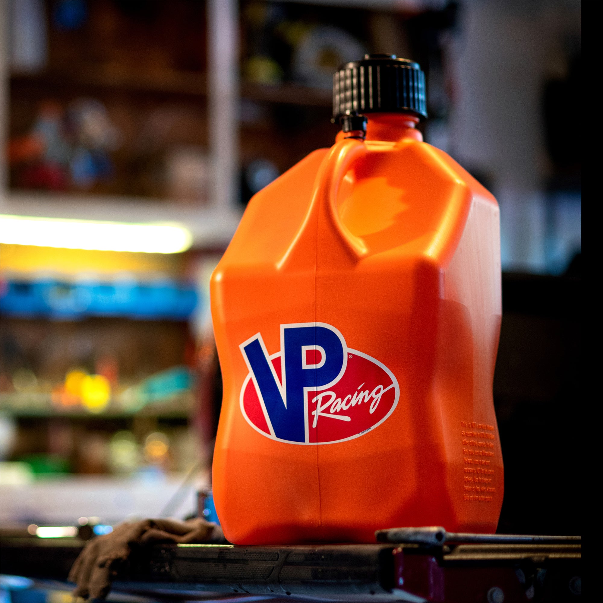 VP Racing 5.5 Gal Motorsport Racing Liquid Fluid Container Utility Jug, Orange