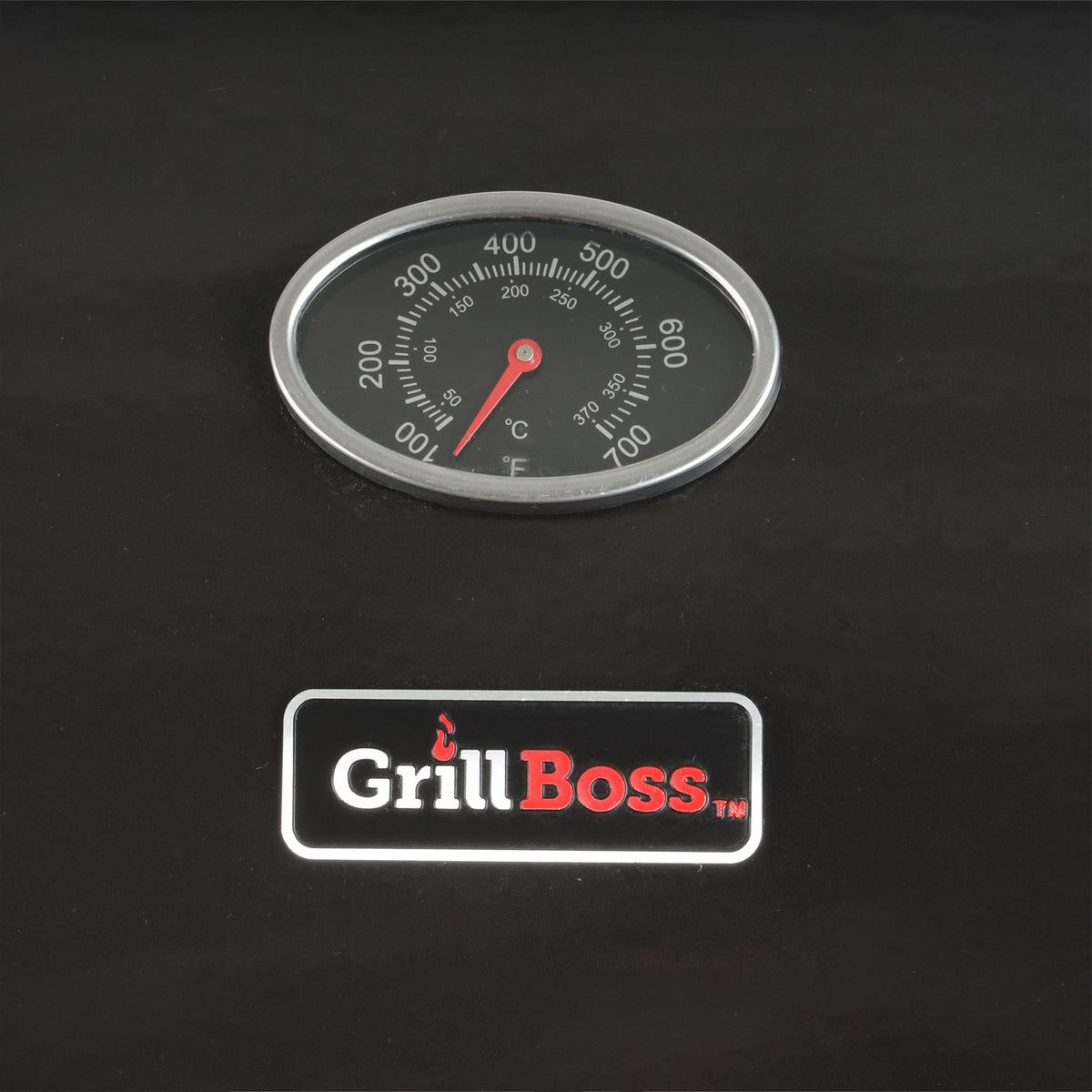 Grill Boss 4-Burner Gas Grill with Side Burner, Cover & Shelves (Used)