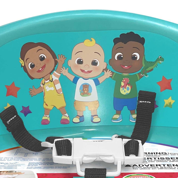 Cocomelon 15 Inch Family Secure Children's Table Chair and Floor Seat, Green - VMInnovations