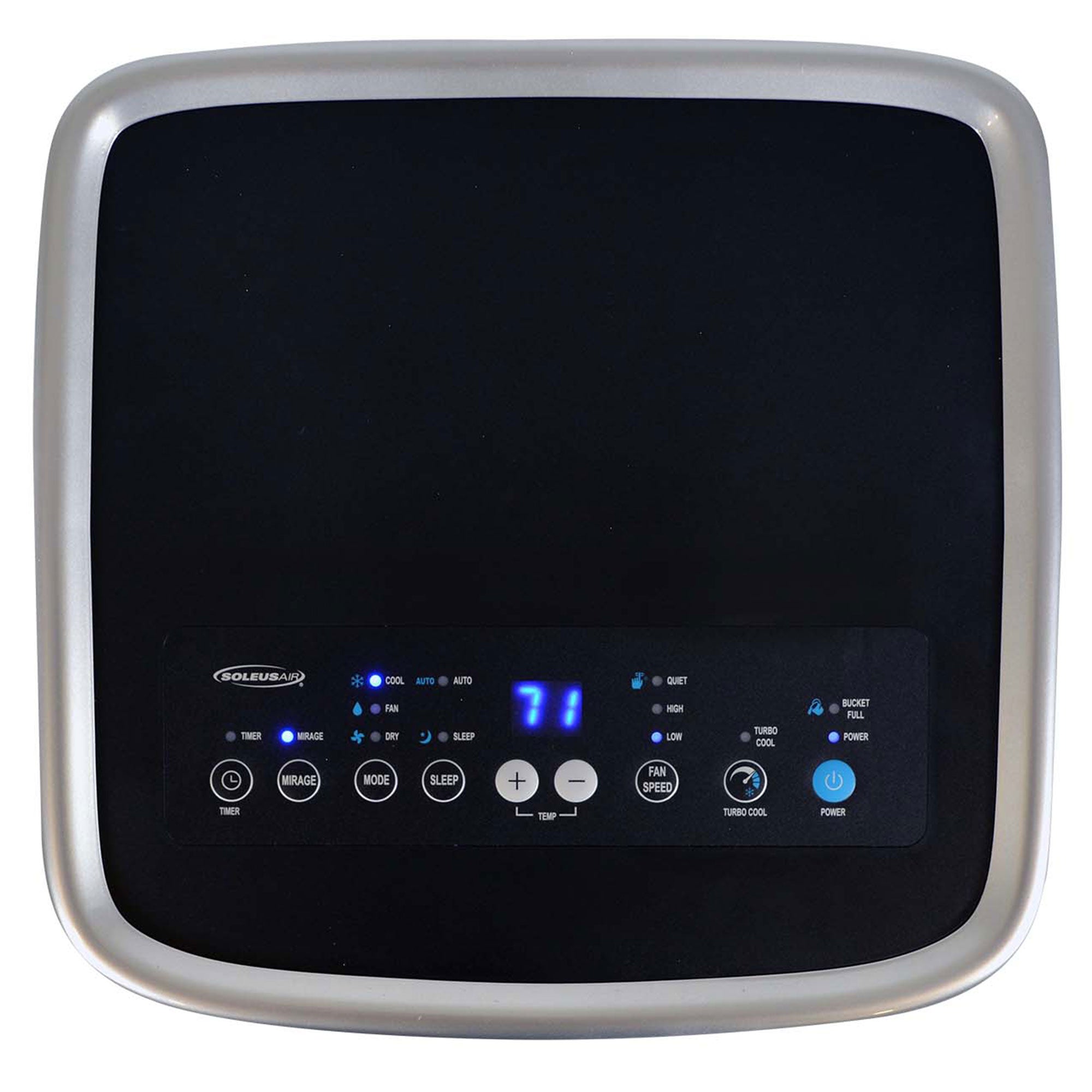 SoleusAir 10,000 BTU 3 in 1 Portable Auto Air Conditioner, Dehumidifier, and Fan