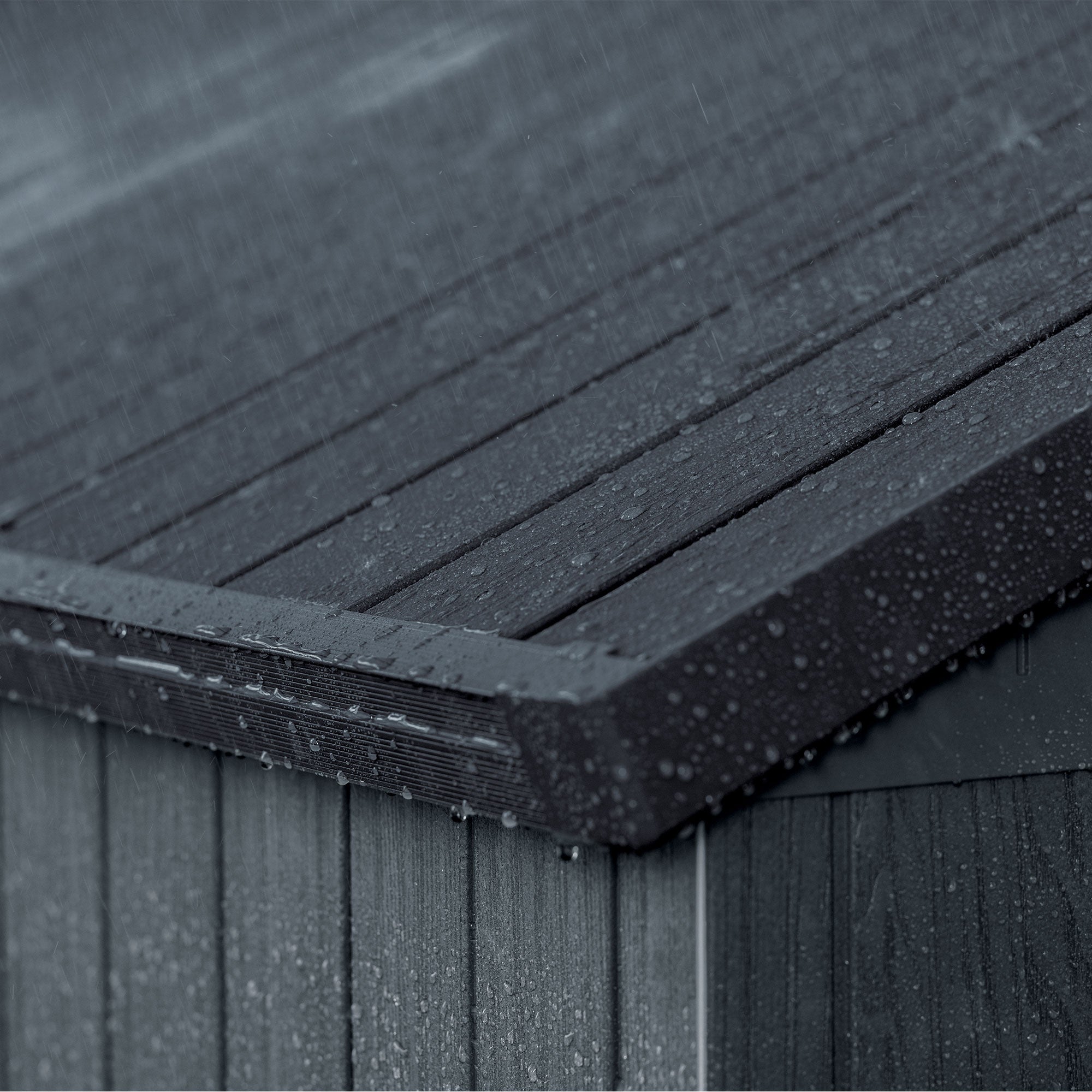 Darwin 6 x 8 Foot Outdoor Shed for Garden Accessories and Tools, Gray (Used) - VMInnovations