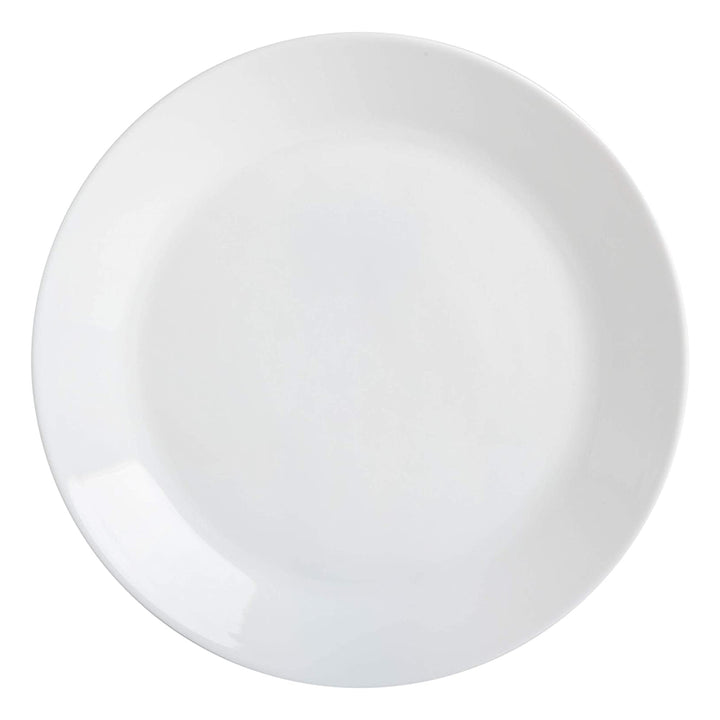 Gibson Home Ultra Break and Chip Resistant 18 Piece Dinnerware Set, Opal Glass - VMInnovations