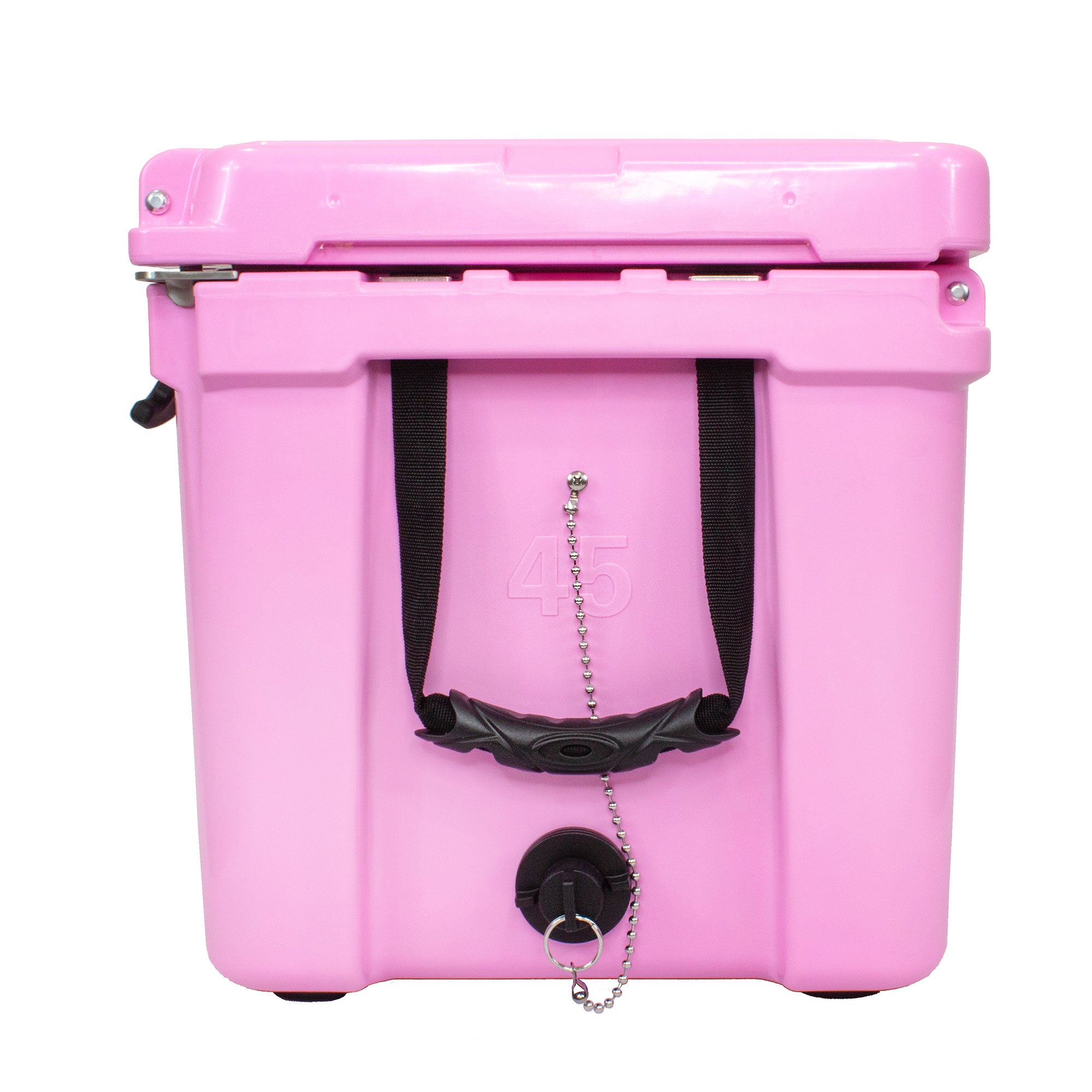 Frosted Frog 45 Quart Roto-Molded Commercial Grade Insulated Cooler Chest, Pink