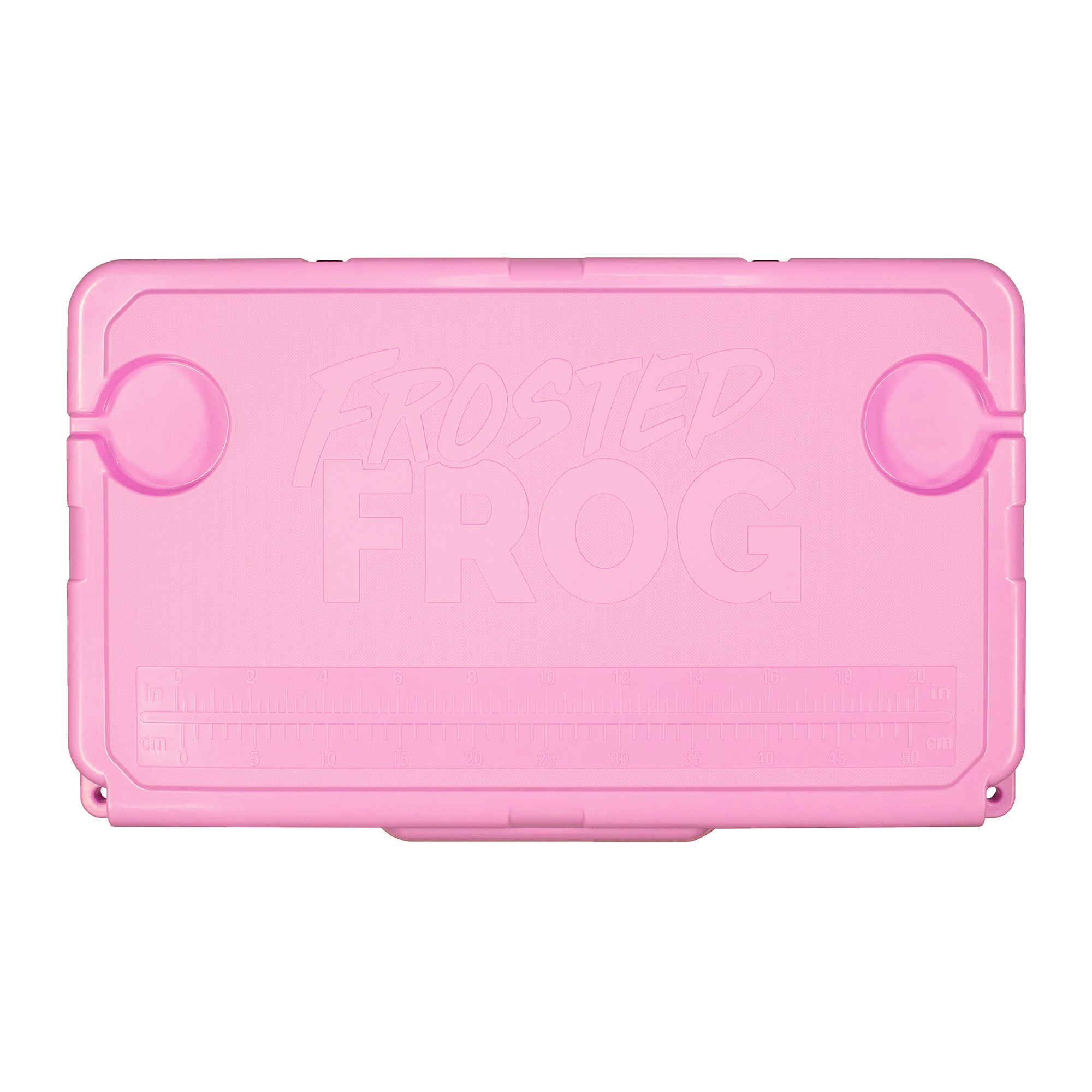 Frosted Frog 45 Quart Roto-Molded Commercial Grade Insulated Cooler Chest, Pink