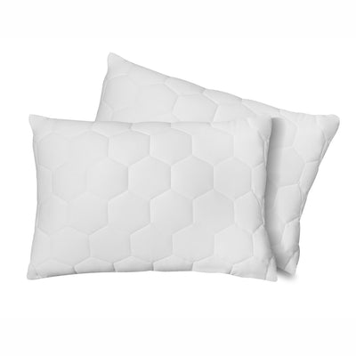 SHEEX Original Performance Down Stomach and Back Sleeper Pillow, King (2 Pack)