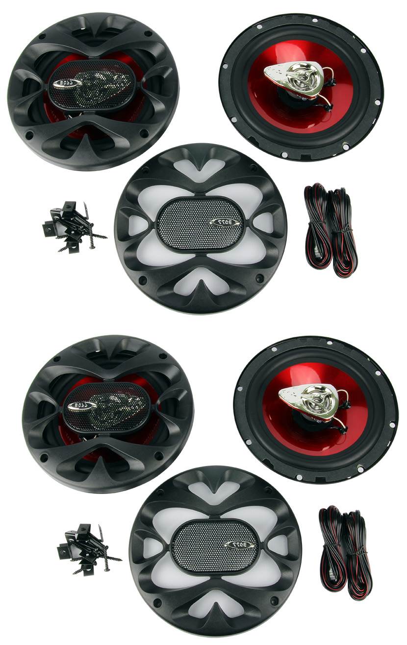BOSS CH6500 6.5" 2-Way 400W Slim Mount Car Coaxial Speakers Audio Stereo