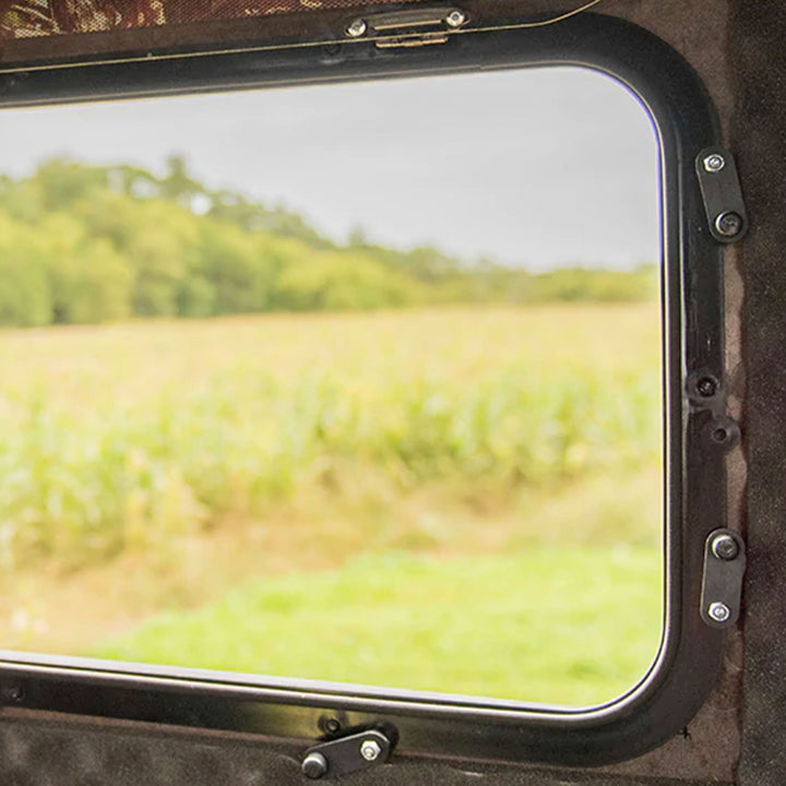 Banks Outdoors STFWVIS Box Blind 45 In Framed Vision Camouflage Long Window Kit - VMInnovations