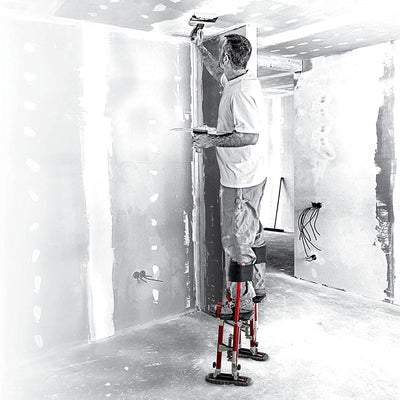 MetalTech Buildman 18-30 Inch Aluminum Adjustable Self-Locking Drywall Stilts