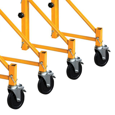 Stacker S-IOS0 14 In Baker Style Scaffolding Outriggers with Casters (4 Pack)