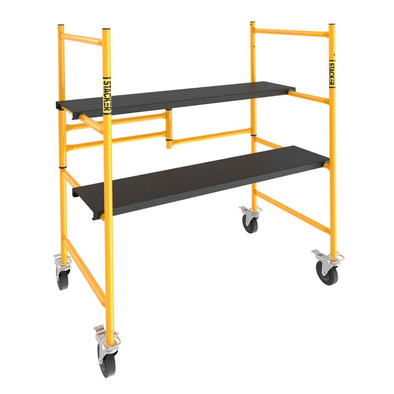 Stacker S-IRS400 4 Foot High Portable Interior Scaffolding with Locking Wheels