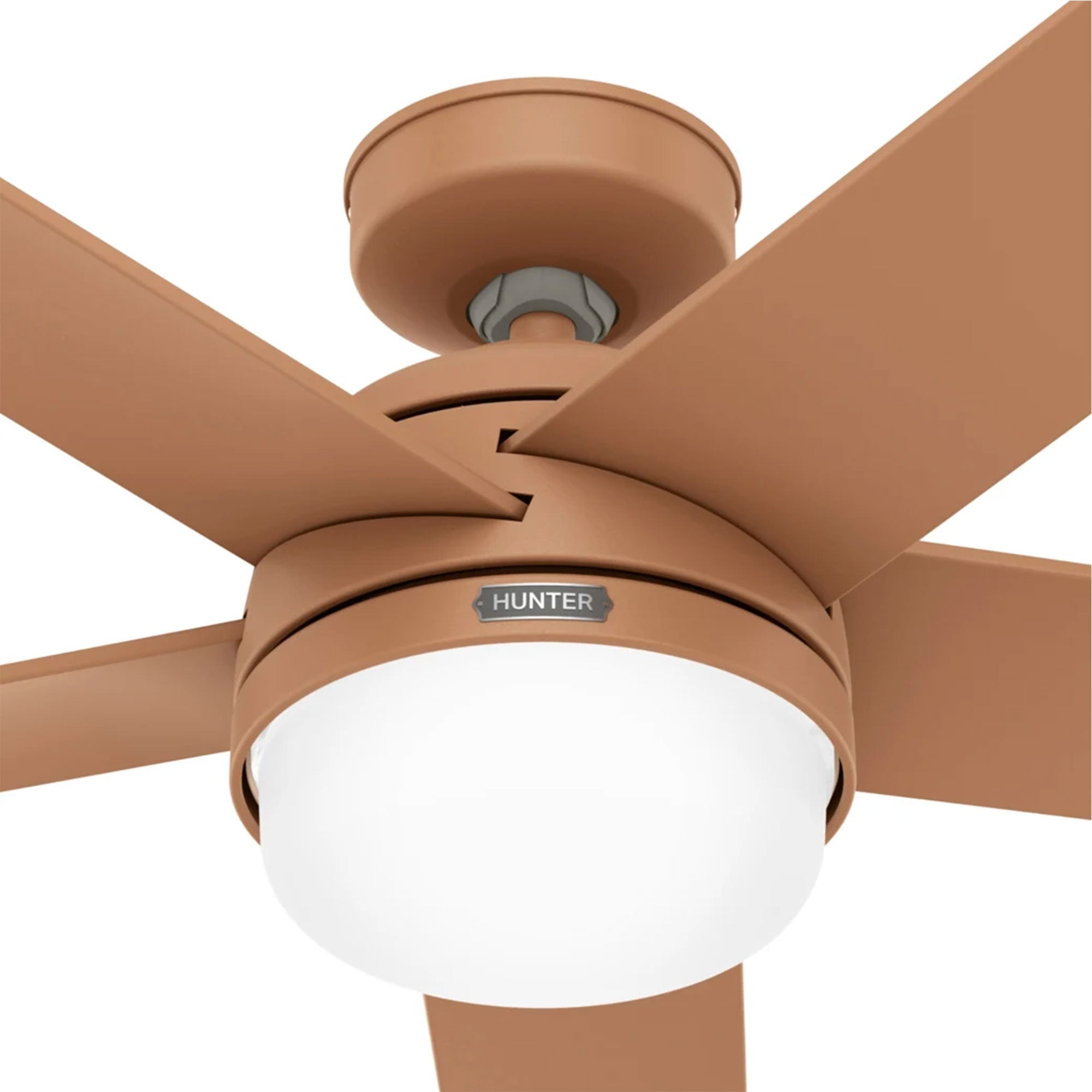 Hunter Fan Company SureSpeed Yuma 52 Inch Ceiling Fan with LED Light, Terracotta
