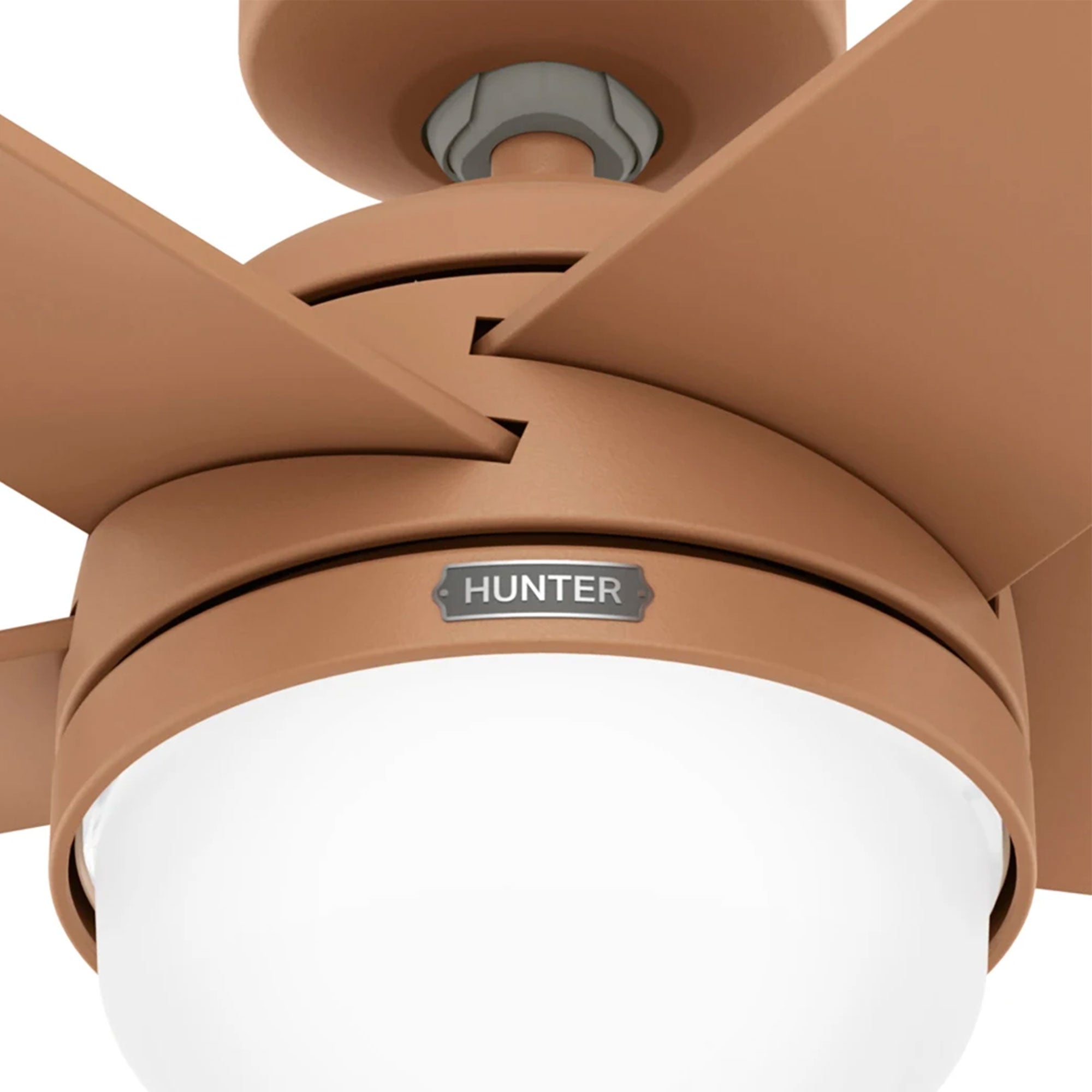 Hunter Fan Company SureSpeed Yuma 52 Inch Ceiling Fan with LED Light, Terracotta