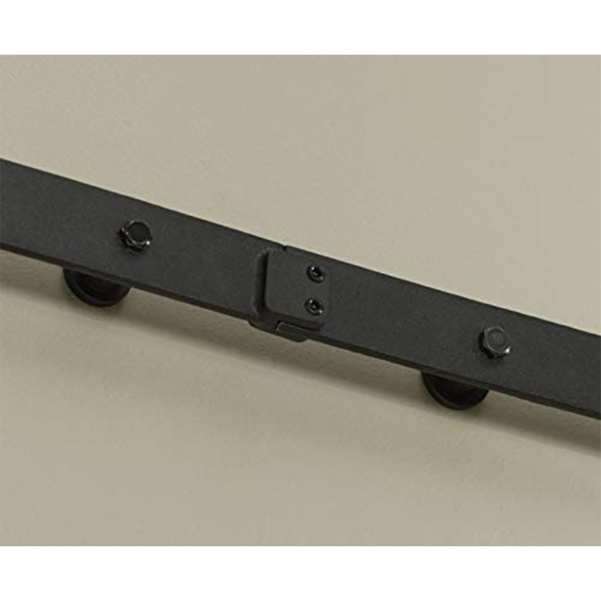 LTL Home Products MLB3684BHKD Millbrooke Ready to Assemble PVC Barn Door, Black - VMInnovations