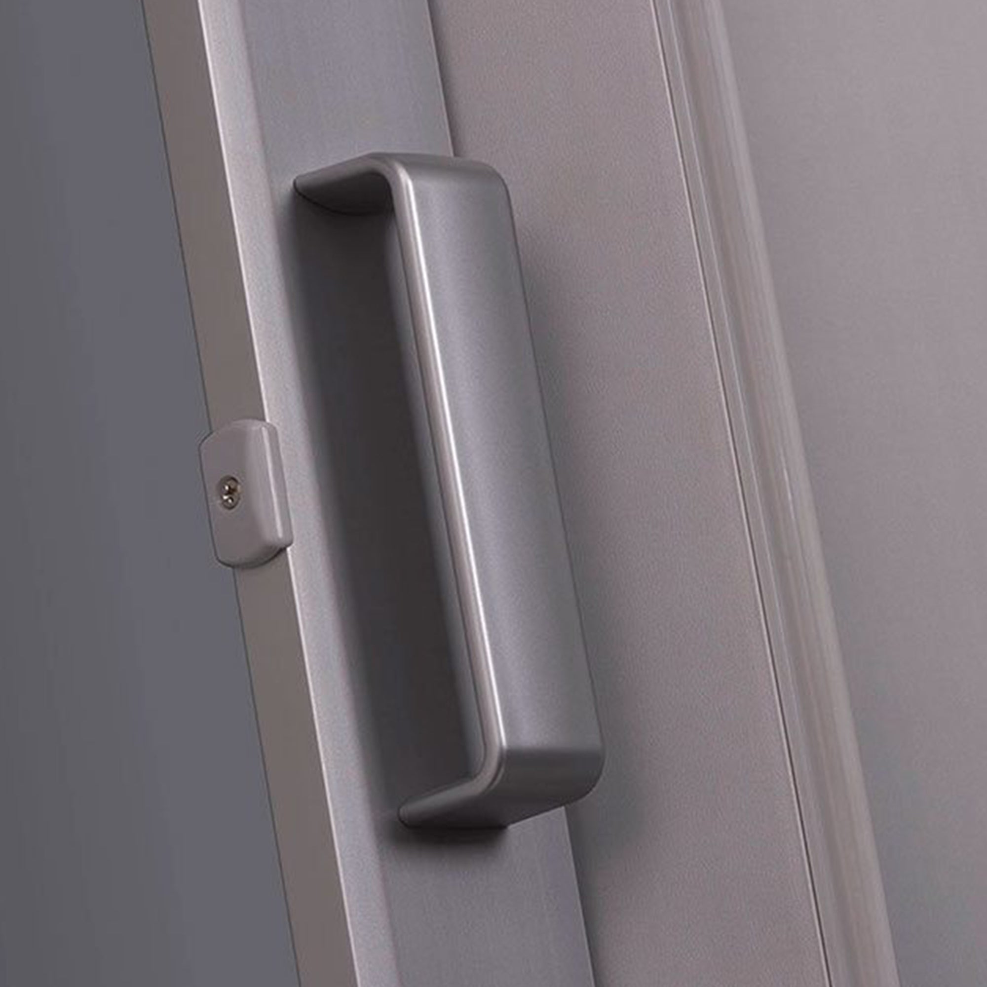 LTL Home Products Spectrum Elite Accordion Folding Door, 36x80 In, Satin Silver - VMInnovations