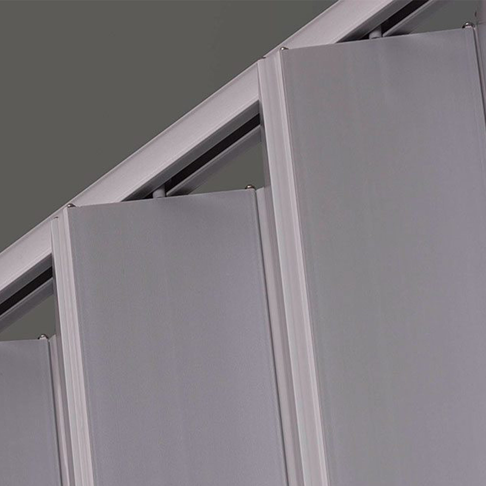 LTL Home Products Spectrum Elite Accordion Folding Door, 36x80 In, Satin Silver - VMInnovations