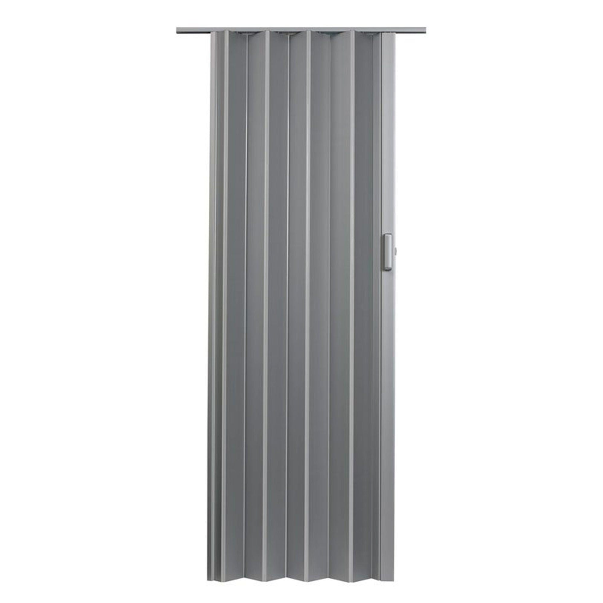 LTL Home Products Spectrum Elite Accordion Folding Door, 36x80 In, Satin Silver - VMInnovations