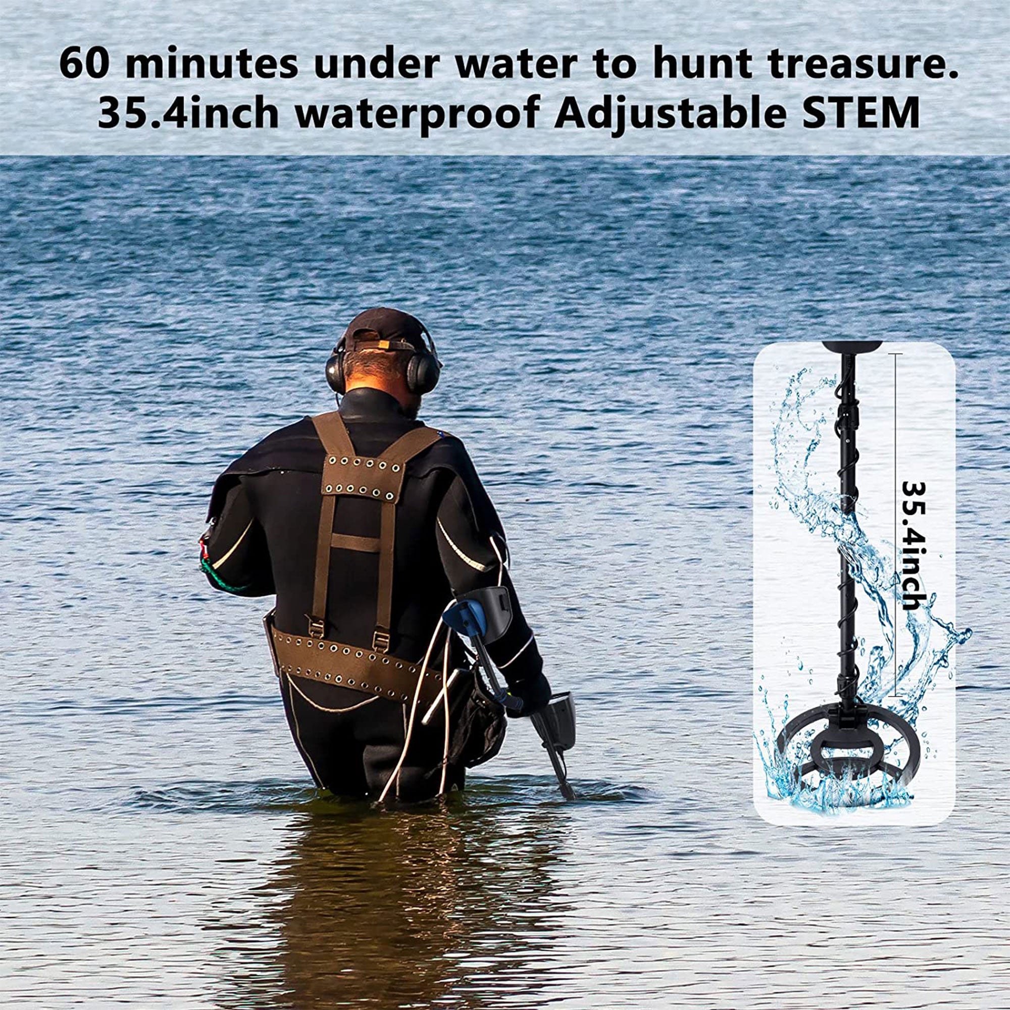 KentokTool Metal Detector w/ 3 Operating Modes, Waterproof Coil, & LCD (Used) - VMInnovations