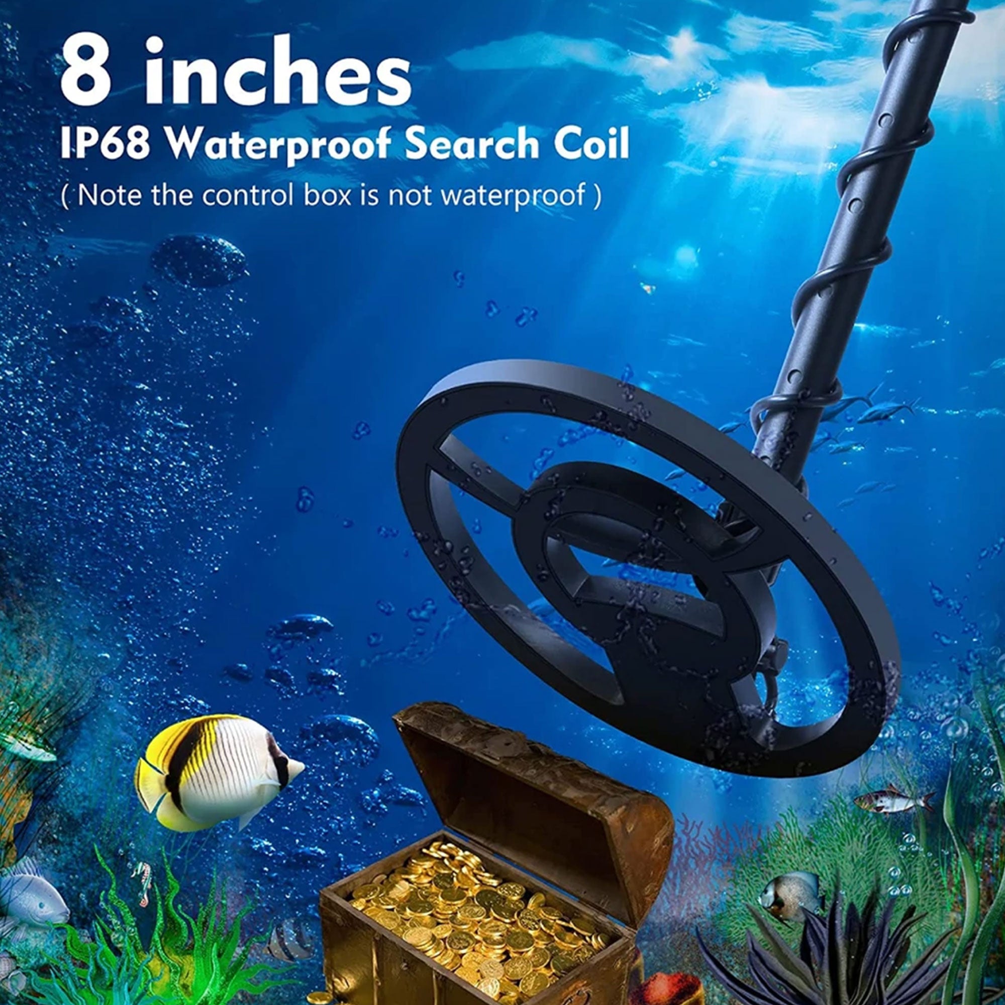 KentokTool Metal Detector w/ 3 Operating Modes, Waterproof Coil, & LCD (Used) - VMInnovations