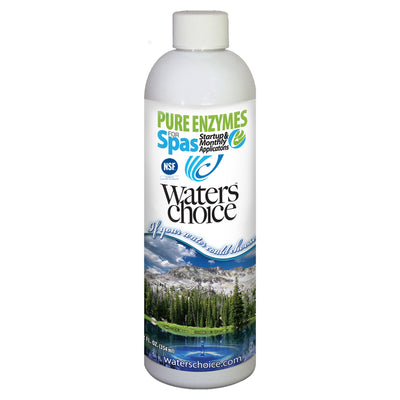 Waters Choice 12 Ounce 1 Pack of All Natural Spa Pure Enzymes, 1 Month Supply