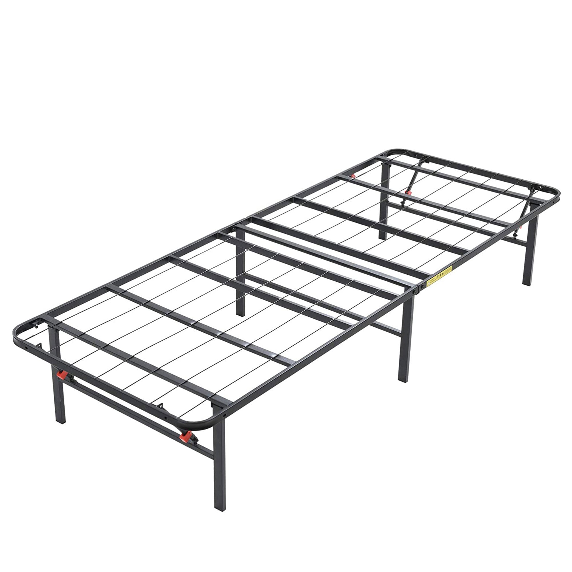 Classic Brands Hercules Heavy Duty Metal 14 Inch Twin Platform Bed Frame, Black