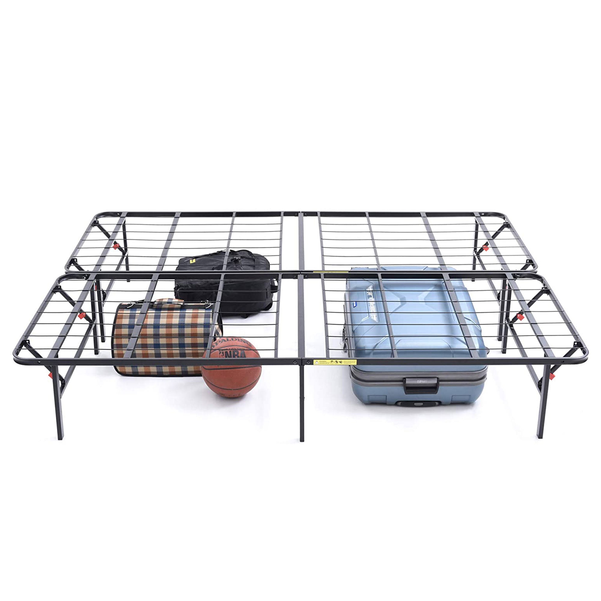 Classic Brands Hercules Heavy Duty Metal 14 Inch Twin Platform Bed Frame, Black