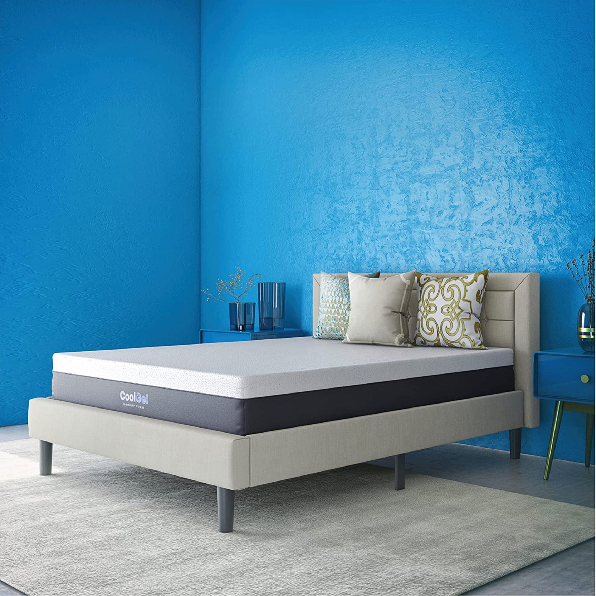 Classic Brands 12 Inch Tall Cool Gel Memory Foam Medium Firm Mattress, King