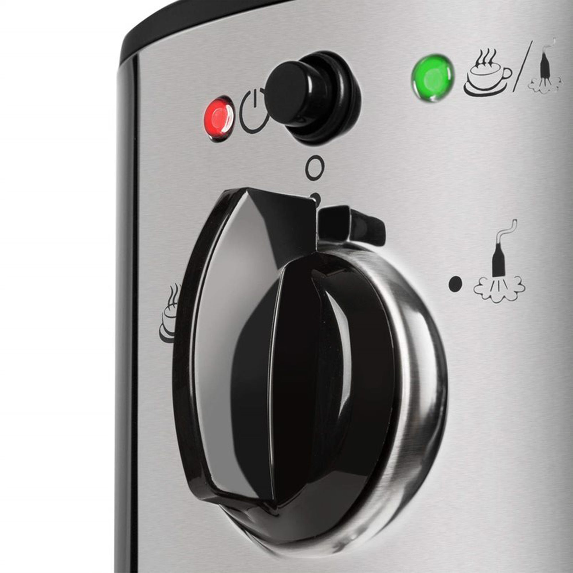 KLARSTEIN Passionata 6 Cup Espresso, Cappuccino and Steam Frother Machine (Used)