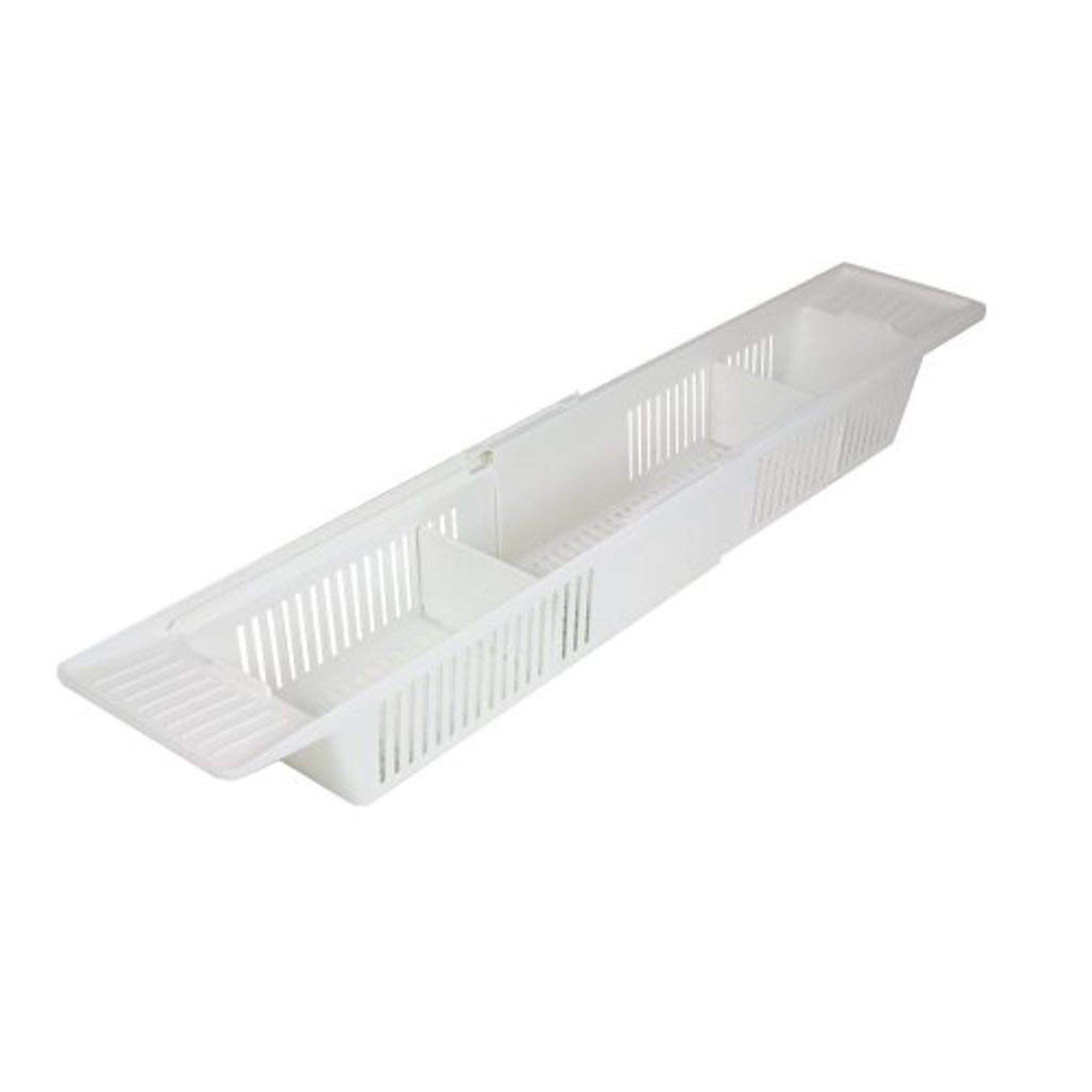 KidCo S372 Plastic Bath Tub Storage Basket and Toy Organizer for Babies, White