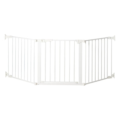 KidCo Custom Fit Auto Closing ConfigureGate Baby Gate with 30 Inch Door, White