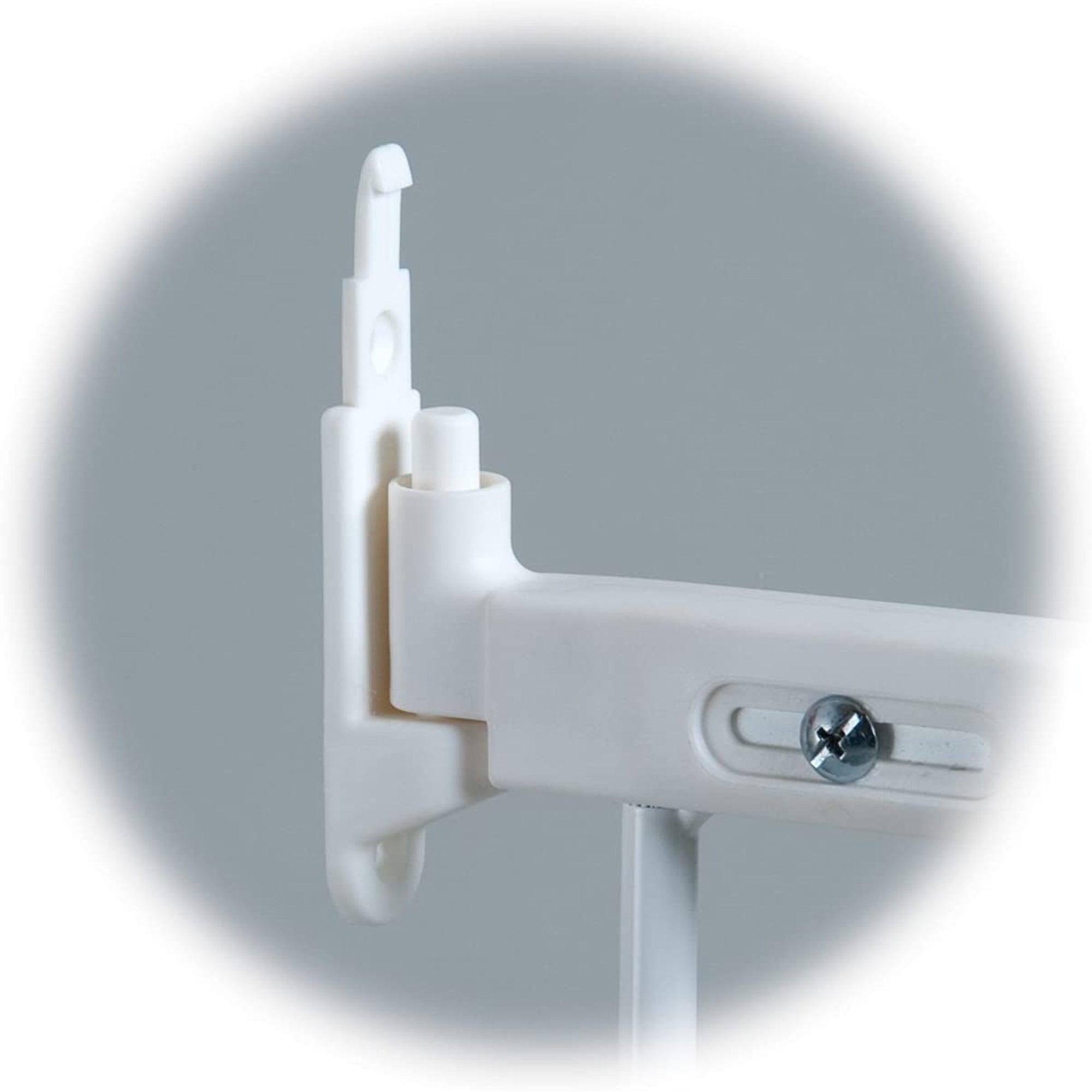 KidCo Angle Mount Safeway Stair Top Quick Release Baby Gate, 42.5x30.5 In, White - VMInnovations