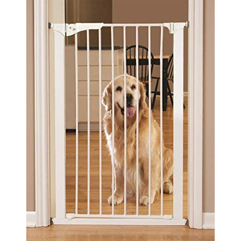 Command Pet Products Tall Pressure Gate for Pets, 42 x 32 Inches, White (Used)