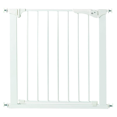 Command Pet Products 2-Way Door Pressure Gate for Pets, 29-32"W x 29.5"H, White