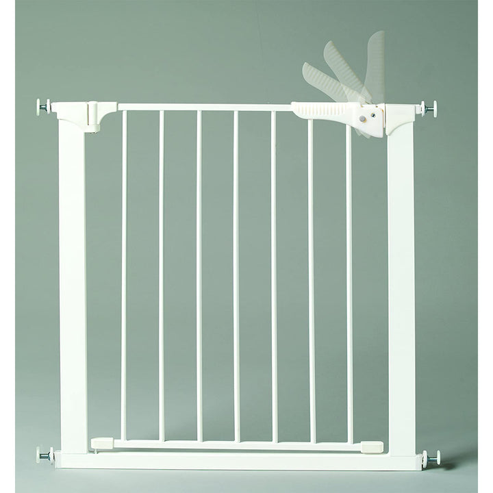 Command Pet Products 2-Way Door Pressure Gate for Pets, 29-32"W x 29.5"H, White - VMInnovations