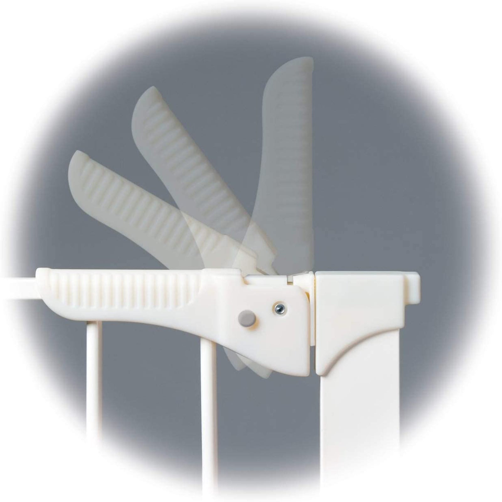 Command Pet Products 2-Way Door Pressure Gate for Pets, 29-32"W x 29.5"H, White - VMInnovations