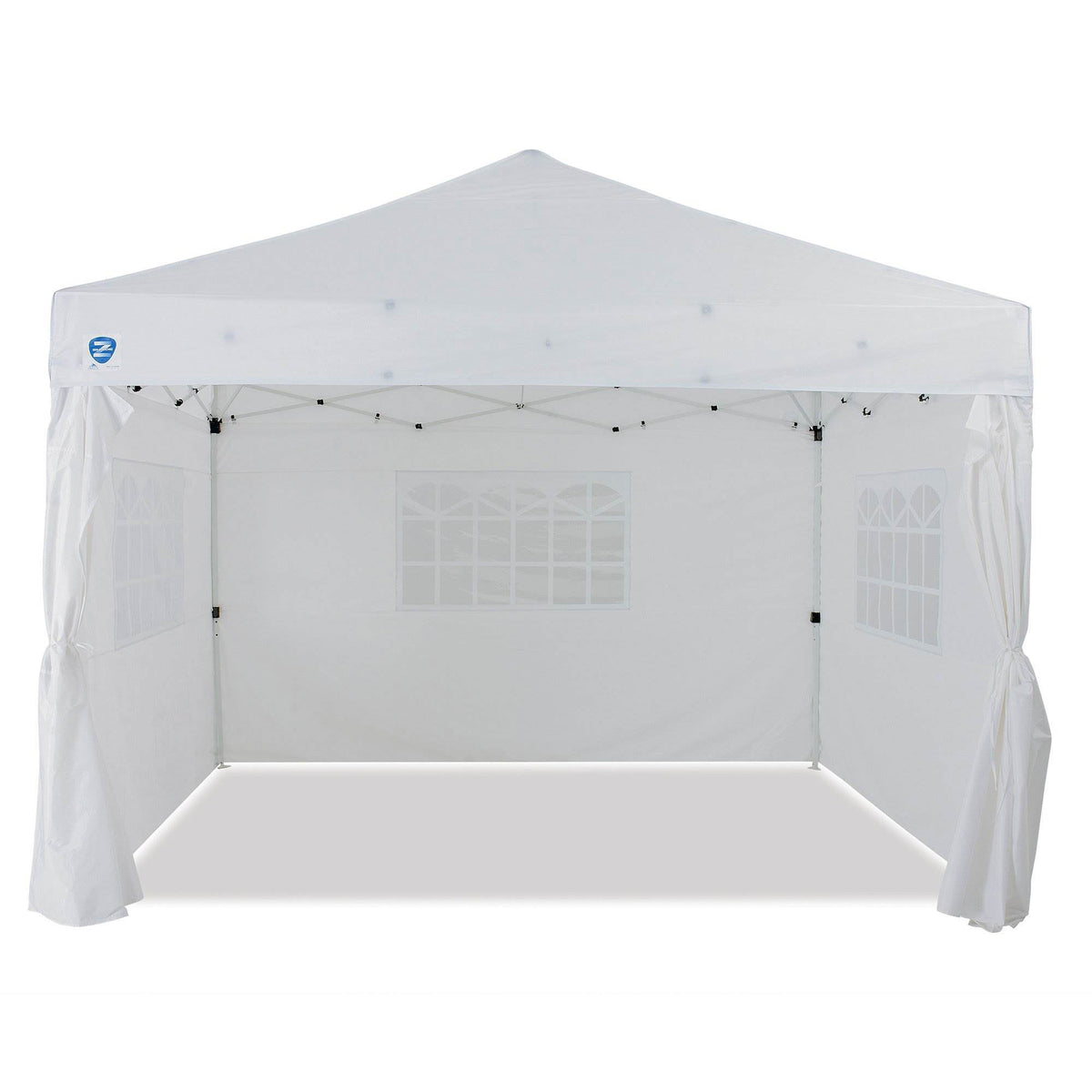 Z-Shade Venture 12 x 10 Foot Pop Up Canopy Tent and 4 Pack of Leg Weights, White