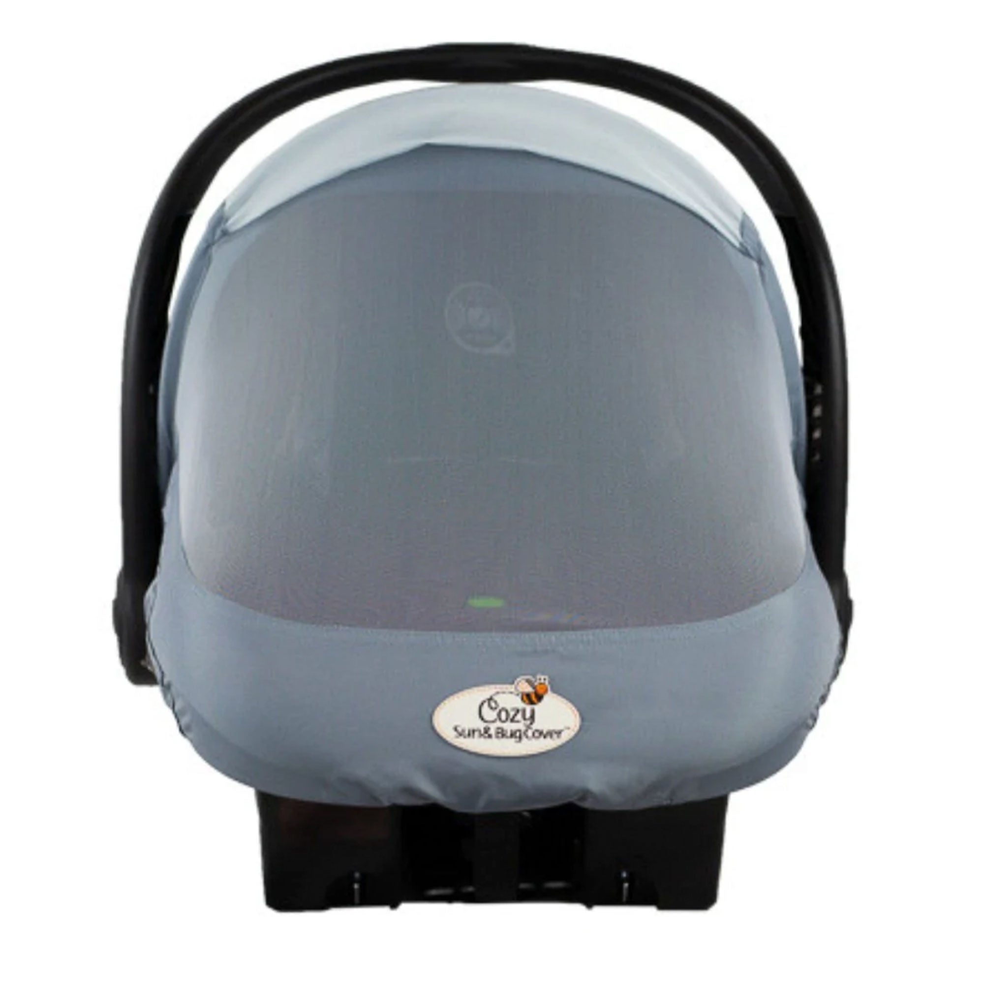CozyBaby Lightweight Mesh Summer Sun Infant Carrier Cover, Glacier Gray - VMInnovations