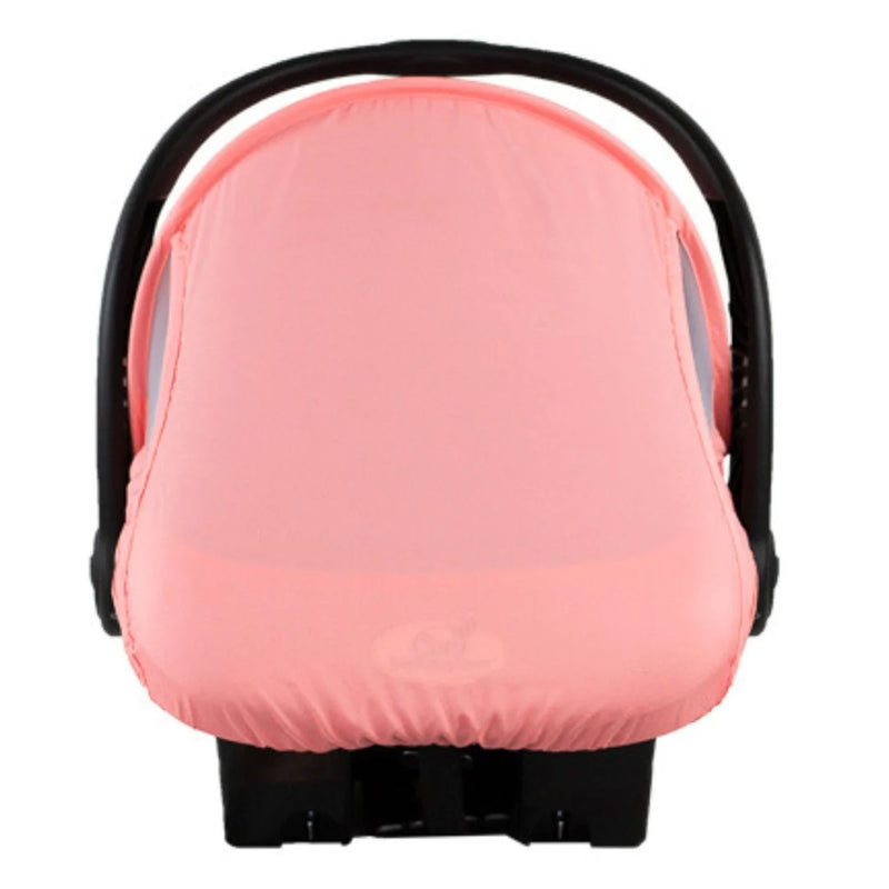CozyBaby Lightweight Mesh Sun and Bug Infant Carrier Cover, Pink Grapefruit