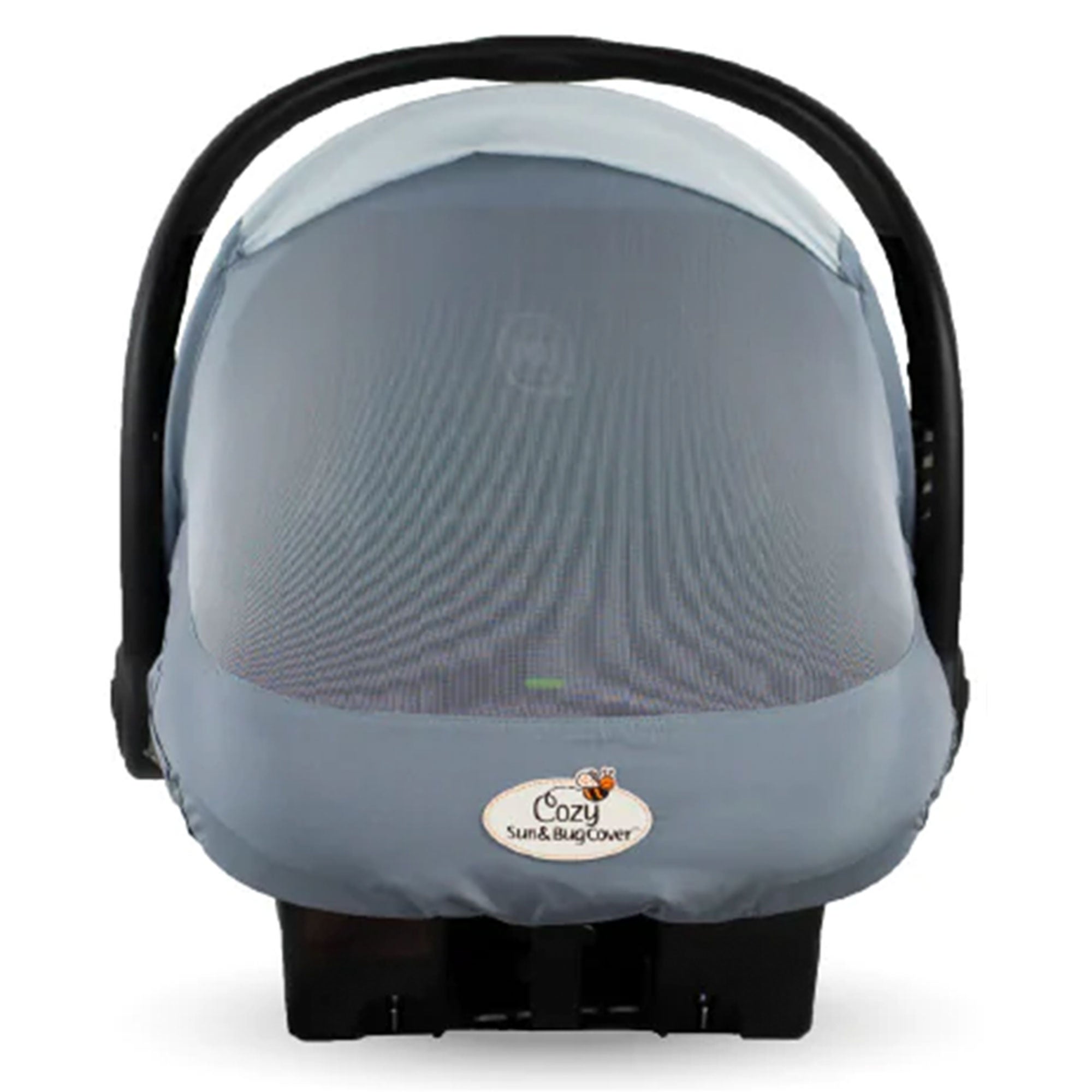 CozyBaby Sun & Bug Cover w/ Lightweight Summer Cozy Cover for Baby Carrier, Gray - VMInnovations