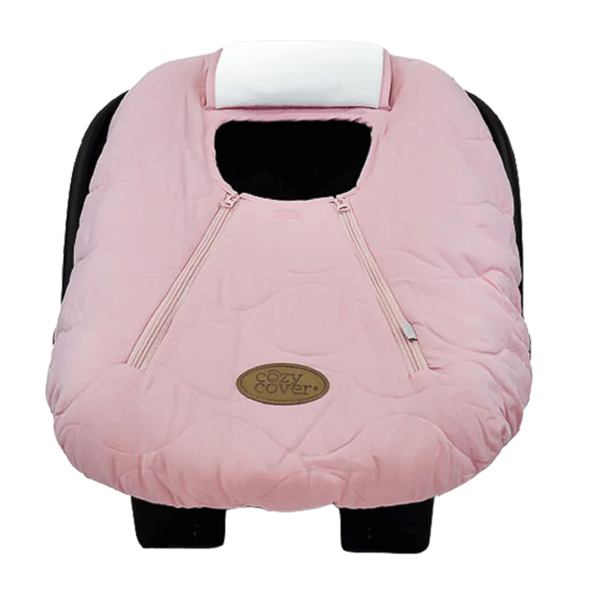 CozyBaby Quilted Infant Car Seat Cover w/ Dual Zippers and Elastic Edge (Used) - VMInnovations