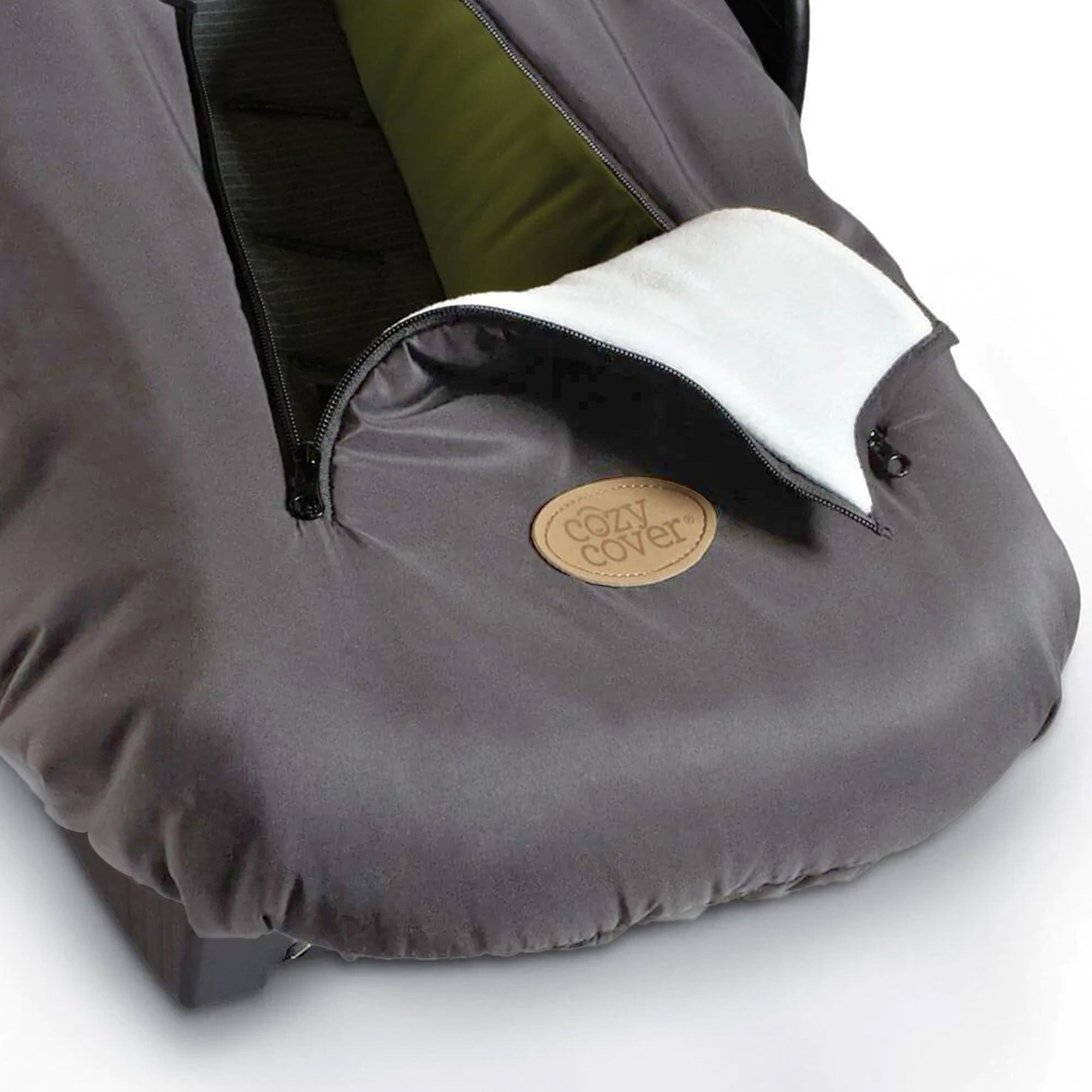 CozyBaby Original Infant Car Seat Cover w/ Dual Zippers & Elastic Edge (Used) - VMInnovations