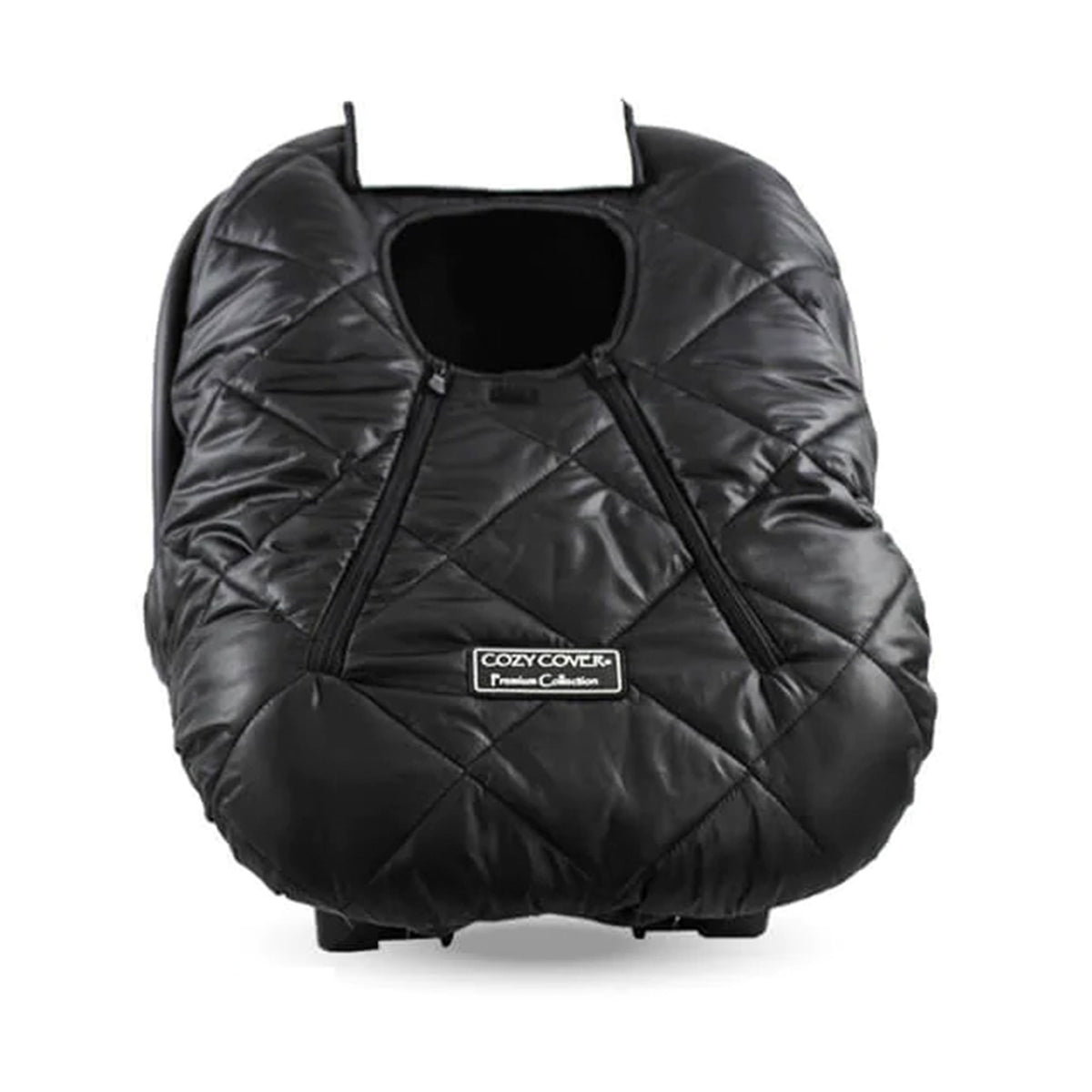 CozyBaby Premium Car Seat Cover w/Dual Zippers & Elastic Edge, Black (Used) - VMInnovations