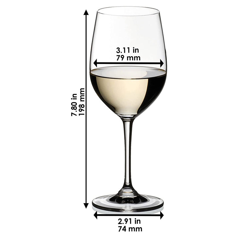 Riedel Vinum Dishwasher Safe Viognier/Chardonnay White Wine Glasses (8 Pack)