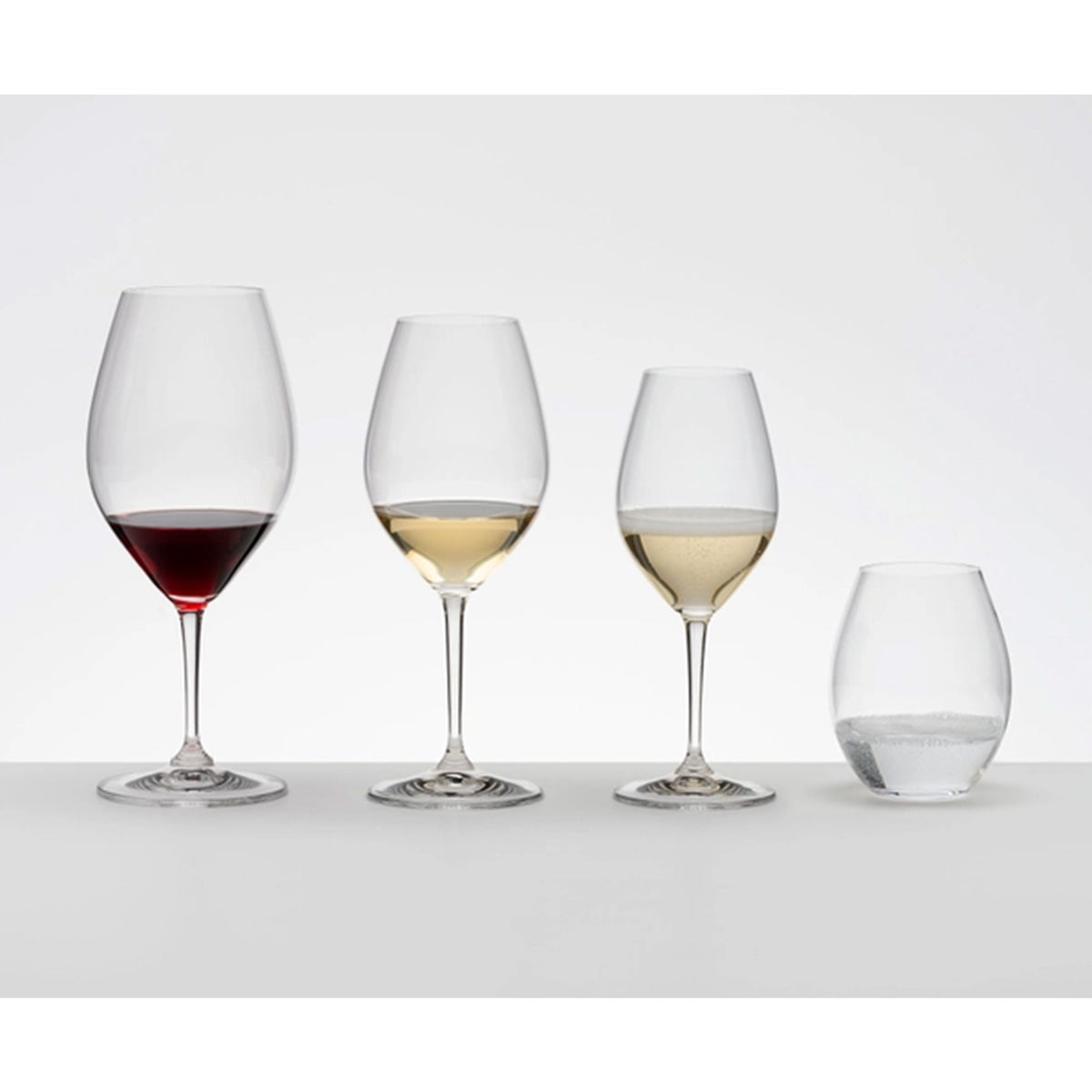 Riedel Wine Friendly Riedel 002, Red Wine Stemmed Crystal Glasses, 2 Pieces (Open Box)