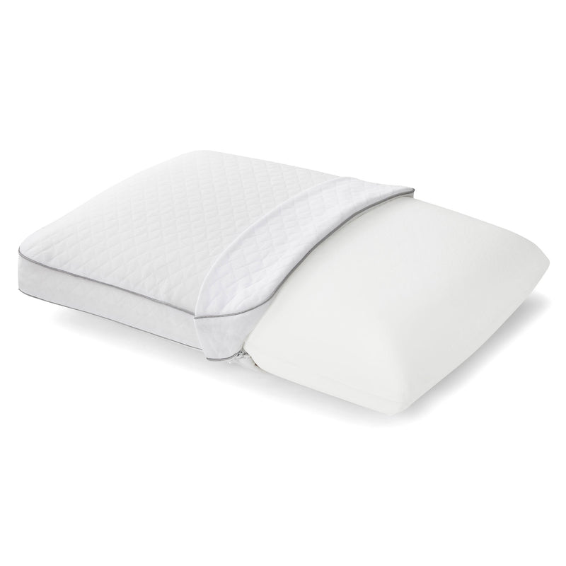 Sealy Essentials 24 In x 16 In Classic Memory Foam Standard Bed Pillow, White